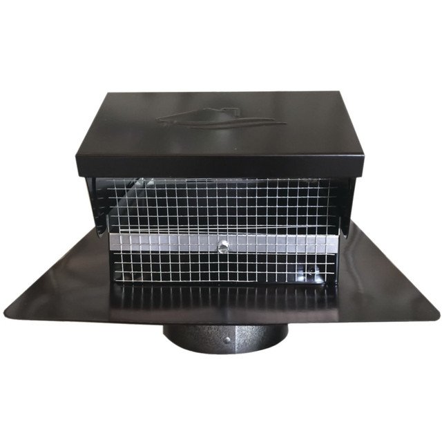 BUILDERs BEST, INC. 012635 Builders Best GRV Black Galvanized Roof Vent - For Dryer, Bathroom, Kitchen BUILDERs BEST, INC. 012635 Builders Best GRV Black Galvanized Roof Vent - For Dryer, Bathroom, Kitchen