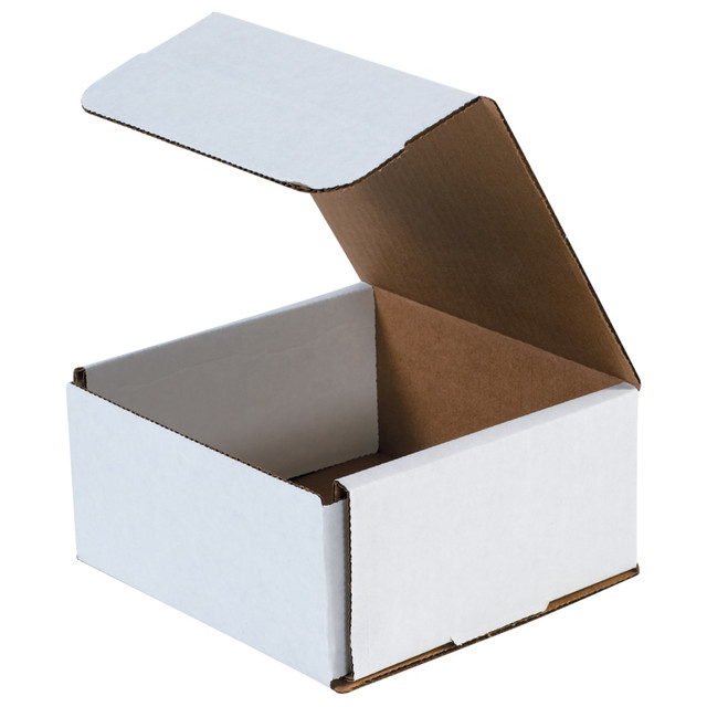 B O X MANAGEMENT, INC. M883 Partners Brand Corrugated Mailers 8in x 8in x 3in, White, Bundle of 50 B O X MANAGEMENT, INC. M883 Partners Brand Corrugated Mailers 8in x 8in x 3in, White, Bundle of 50