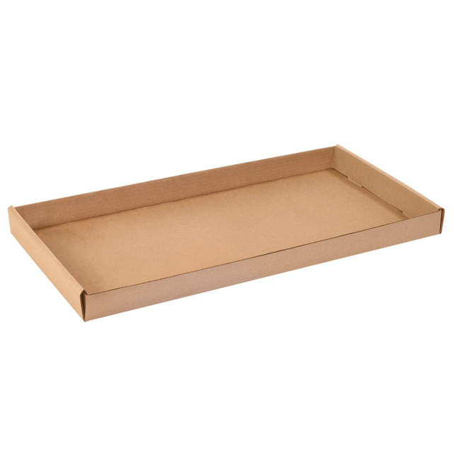 B O X MANAGEMENT, INC. 24122CT Partners Brand Corrugated Trays, 1 3/4inH x 12inW x 24inD, Kraft, Pack Of 50 B O X MANAGEMENT, INC. 24122CT Partners Brand Corrugated Trays, 1 3/4inH x 12inW x 24inD, Kraft, Pack Of 50