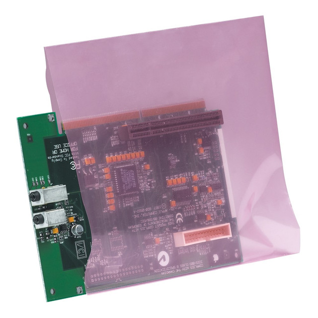 B O X MANAGEMENT, INC. PBAS1230 Partners Brand 4 Mil Anti-Static Flat Poly Bags, 14in x 18in, Pink, Case Of 500 B O X MANAGEMENT, INC. PBAS1230 Partners Brand 4 Mil Anti-Static Flat Poly Bags, 14in x 18in, Pink, Case Of 500