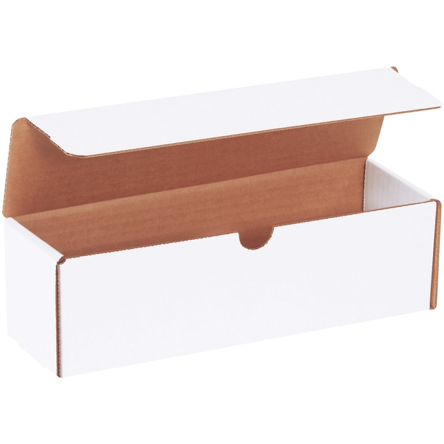 B O X MANAGEMENT, INC. ML1033 Partners Brand Literature Mailers, 10in x 3in x 3in, White, Pack Of 50