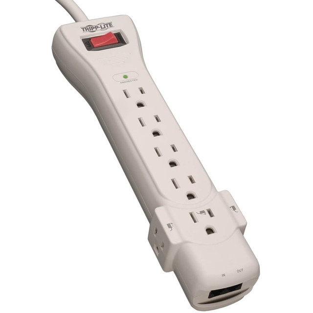 TRIPP LITE SUPER6TEL Eaton Tripp Lite Series Surge Protector Power Strip 120V 7 Outlet RJ11 6ft Cord 1080 Joules - Surge protector - 15 A - AC 120 V - output connectors: 7 - attractive gray TRIPP LITE SUPER6TEL Eaton Tripp Lite Series Surge Protector Power Strip 120V 7 Outlet RJ11 6ft Cord 1080 Joules - Surge protector - 15 A - AC 120 V - output connectors: 7 - attractive gray