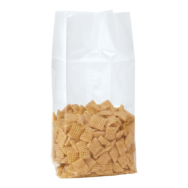 B O X MANAGEMENT, INC. PBG134 Office Depot Brand 1.5 Mil Gusseted Polypropylene Bags, 8in x 4in x 18in, Clear, Case Of 1000