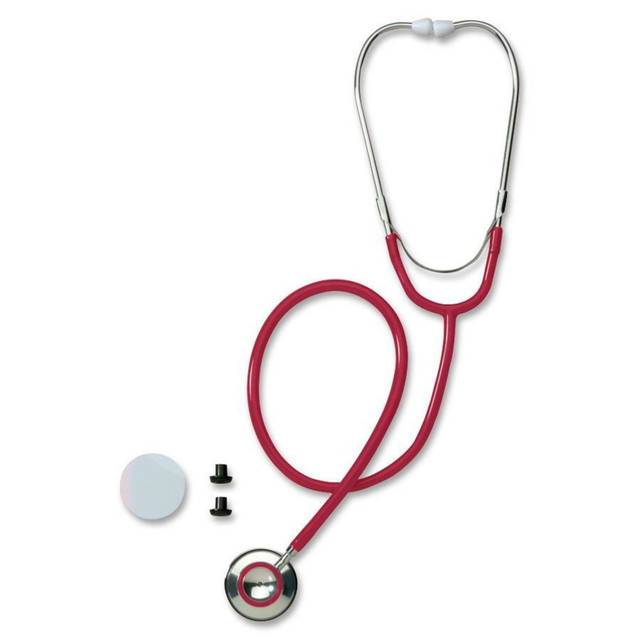 MEDLINE INDUSTRIES, INC. MDS926206 Medline Dual-Head Stethoscope - Latex-free - Red MEDLINE INDUSTRIES, INC. MDS926206 Medline Dual-Head Stethoscope - Latex-free - Red