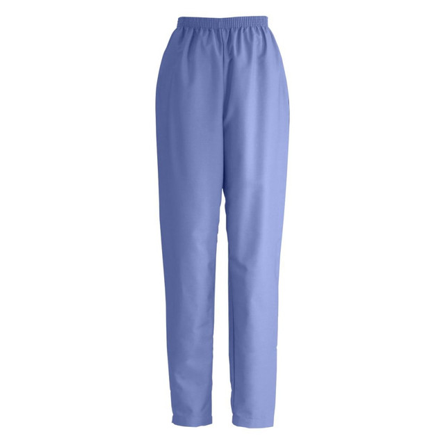 MEDLINE INDUSTRIES, INC. 8850JTHS Medline ComfortEase Ladies Elastic Waist Scrub Pants, Small, Ceil Blue