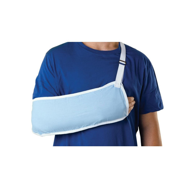 MEDLINE INDUSTRIES, INC. ORT11100L Medline Standard Arm Sling, Large, Light Blue MEDLINE INDUSTRIES, INC. ORT11100L Medline Standard Arm Sling, Large, Light Blue