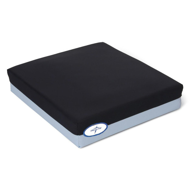 MEDLINE INDUSTRIES, INC. MSCPRC31816CS Medline Nylex-Covered Gel Foam Pressure-Redistribution Seat Cushions, 1inH x 18inW x 16inD, Blue, Pack Of 4