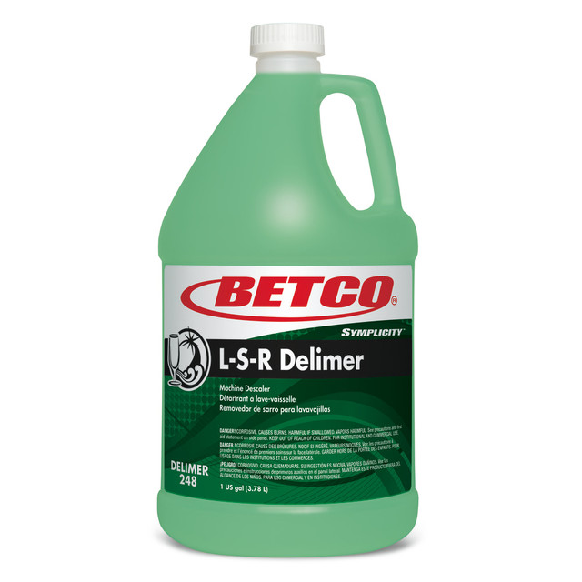 BETCO CORPORATION 2480400 Betco Symplicity L-S-R Delimer, 128 Oz, Pack Of 4 Containers
