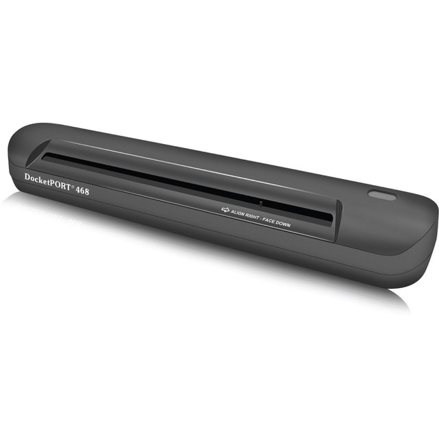 AMBIR TECHNOLOGY, INC. DP468 DocketPORT DP468 Sheetfed Scanner - 600 dpi Optical - 48-bit Color - 8-bit Grayscale - Portable - USB