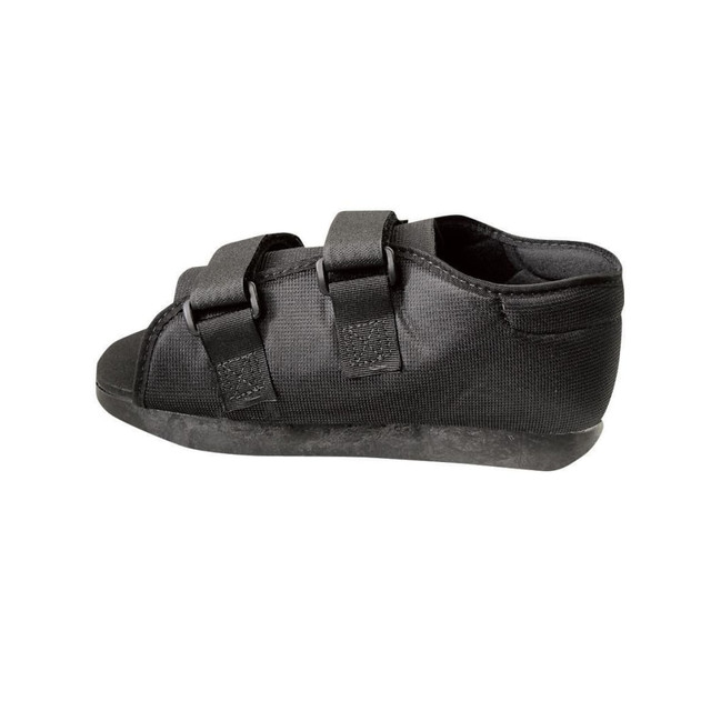 MEDLINE INDUSTRIES, INC. ORT30300ML Medline Semi-Rigid Nylon Post-Op Shoe, Mens, Large, Black MEDLINE INDUSTRIES, INC. ORT30300ML Medline Semi-Rigid Nylon Post-Op Shoe, Mens, Large, Black
