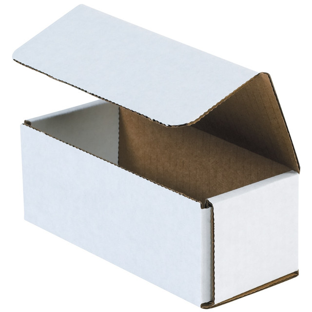 B O X MANAGEMENT, INC. M963 Partners Brand Corrugated Mailers 9in x 6in x 3in, White, Bundle of 50 B O X MANAGEMENT, INC. M963 Partners Brand Corrugated Mailers 9in x 6in x 3in, White, Bundle of 50