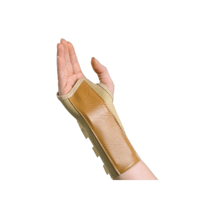 MEDLINE INDUSTRIES, INC. ORT19100RM Medline Elastic Wrist Splint, Right, Medium, 7in, Black