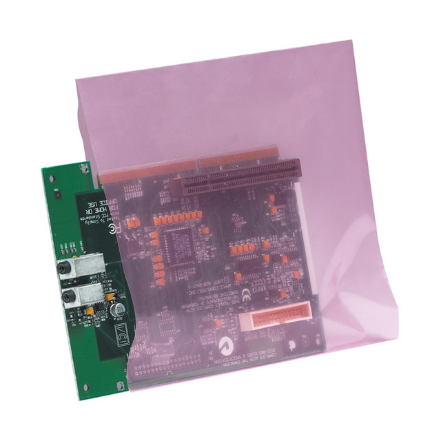B O X MANAGEMENT, INC. PBAS1065 Partners Brand 4 Mil Anti-Static Flat Poly Bags, 4in x 8in, Pink, Case Of 1000 B O X MANAGEMENT, INC. PBAS1065 Partners Brand 4 Mil Anti-Static Flat Poly Bags, 4in x 8in, Pink, Case Of 1000