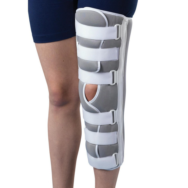 MEDLINE INDUSTRIES, INC. ORT2440016S Medline Knee Immobilizer, Small, 16in, Gray/White