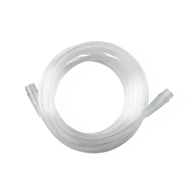 MEDLINE INDUSTRIES, INC. HCSU4507 Medline Crush-Resistant Oxygen Tubing, Universal Connector, 7ft, Clear, Pack Of 50 MEDLINE INDUSTRIES, INC. HCSU4507 Medline Crush-Resistant Oxygen Tubing, Universal Connector, 7ft, Clear, Pack Of 50