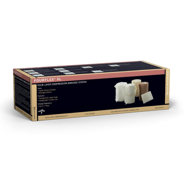MEDLINE INDUSTRIES, INC. MSC4400XL Medline Fourflex Multi-Layer Compression System, Pack Of 8