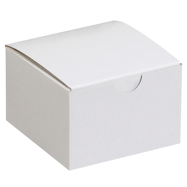 B O X MANAGEMENT, INC. GB332 Office Depot Brand Gift Boxes, 3inL x 3inW x 2inH, 100% Recycled, White, Case Of 100 B O X MANAGEMENT, INC. GB332 Office Depot Brand Gift Boxes, 3inL x 3inW x 2inH, 100% Recycled, White, Case Of 100