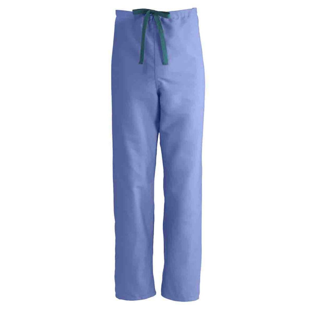 MEDLINE INDUSTRIES, INC. 900JTHXXXL-CM Medline ComfortEase Unisex Reversible Drawstring Pants, 3X, Ceil Blue