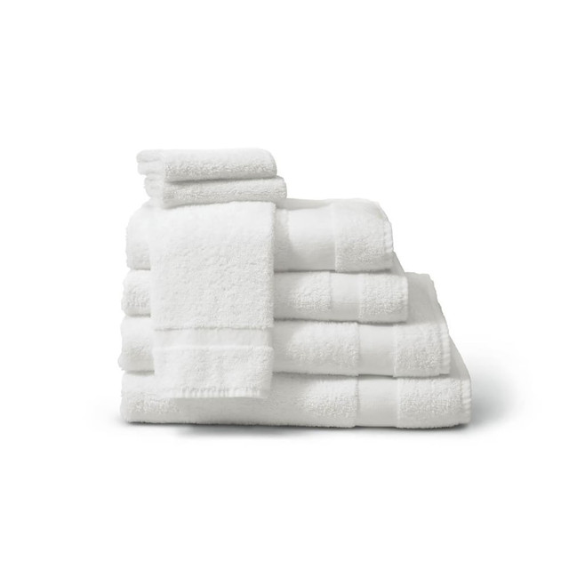 MEDLINE INDUSTRIES, INC. MDTBT5C55Z Medline Fine-Spun Bath Towels, 20in x 40in, 5.5 Lb, White, Pack Of 12