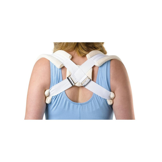 MEDLINE INDUSTRIES, INC. ORT14100L Medline Standard Clavicle Strap, Large, White MEDLINE INDUSTRIES, INC. ORT14100L Medline Standard Clavicle Strap, Large, White