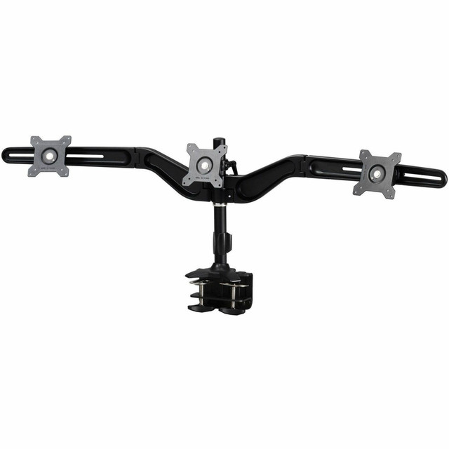 90 Degree Monitor Rotation, Height Adjustment, Arm Angle Adjustment  Aluminum Alloy Structure  Compatible with any VESA 75&times;75 and VESA 100&times;100  Suitable for monitor sizes 15in to 24in