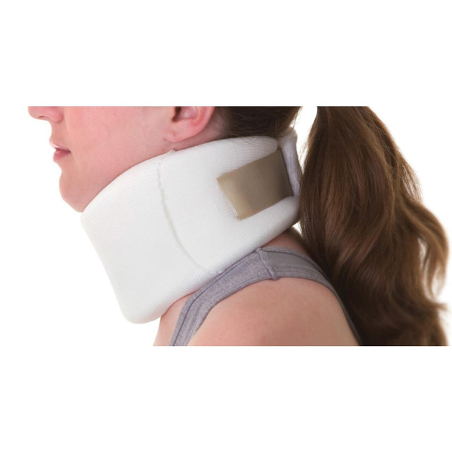 MEDLINE INDUSTRIES, INC. ORT13300M Medline Serpentine Firm Foam Cervical Collar, Medium, 4in x 21in, White