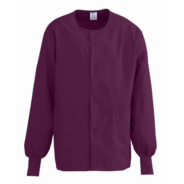 MEDLINE INDUSTRIES, INC. 8832JWN5XL Medline ComfortEase Unisex Warm-Up Scrub Jacket, 5X, Wine MEDLINE INDUSTRIES, INC. 8832JWN5XL Medline ComfortEase Unisex Warm-Up Scrub Jacket, 5X, Wine