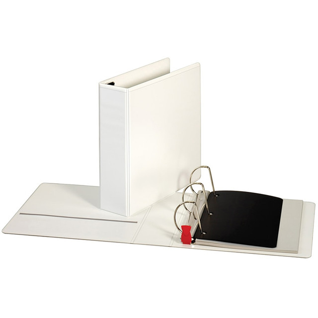 BUSINESS SOURCE 26961 Sparco Locking View 3-Ring Binder, 3in D-Rings, 44% Recycled, White BUSINESS SOURCE 26961 Sparco Locking View 3-Ring Binder, 3in D-Rings, 44% Recycled, White