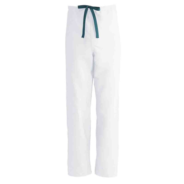MEDLINE INDUSTRIES, INC. 900XTQXS-CM Medline ComfortEase Unisex Reversible Drawstring Scrub Pants, X-Small, White MEDLINE INDUSTRIES, INC. 900XTQXS-CM Medline ComfortEase Unisex Reversible Drawstring Scrub Pants, X-Small, White