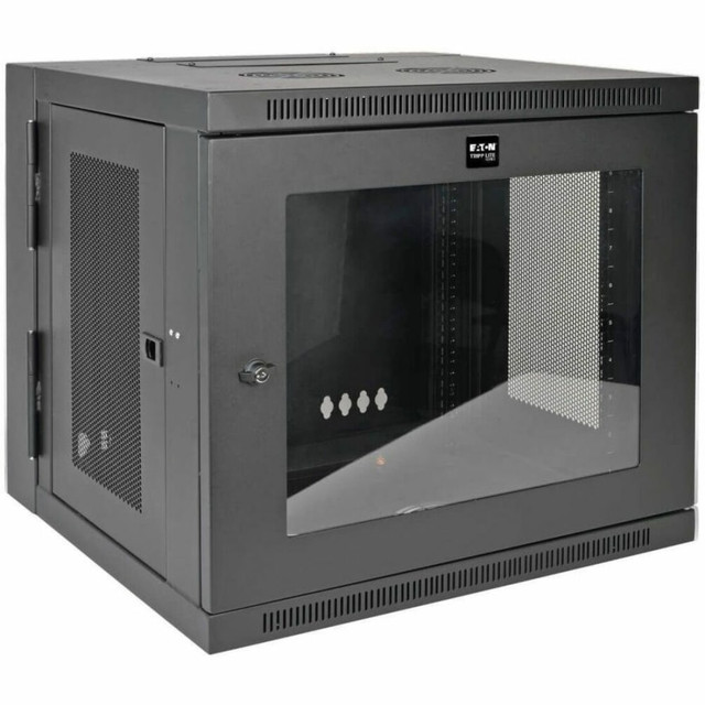 TRIPP LITE SRW10USG SmartRack 10U Low-Profile Switch-Depth Wall-Mount Small Rack Enclosure Clear Acrylic Window Hinged Back - For LAN Switch - 10U Rack Height - Wall Mountable - Black - Plexiglass - 200 lb Maximum Weight Capacity TRIPP LITE SRW10USG SmartRack 10U Low-Profile Switch-Depth Wall-Mount Small Rack Enclosure Clear Acrylic Window Hinged Back - For LAN Switch - 10U Rack Height - Wall Mountable - Black - Plexiglass - 200 lb Maximum Weight Capacity