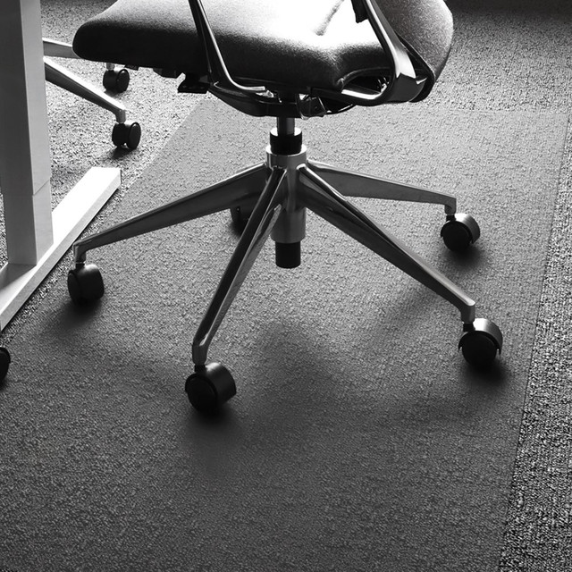 FLOORTEX 1115020023ER  Ultimat Polycarbonate Rectangular Chair Mat For Carpets, 60in x 79in, Clear
