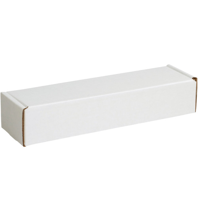 B O X MANAGEMENT, INC. M1522 Partners Brand 15in Corrugated Mailers, 2inH x 2inW x 15inD, White, Pack Of 50 B O X MANAGEMENT, INC. M1522 Partners Brand 15in Corrugated Mailers, 2inH x 2inW x 15inD, White, Pack Of 50