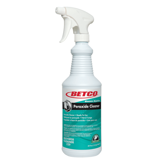 BETCO CORPORATION 3291200 Betco Green Earth RTU Peroxide Cleaner, Fresh Mint Scent, 32 Oz Bottle, Case Of 12
