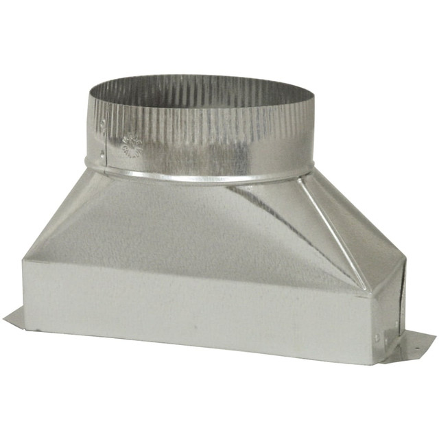 DEFLECT-O CORPORATION DGT36 Deflecto 6in Galvanized Round Transition For Ranges, Silver, DGT36 DEFLECT-O CORPORATION DGT36 Deflecto 6in Galvanized Round Transition For Ranges, Silver, DGT36