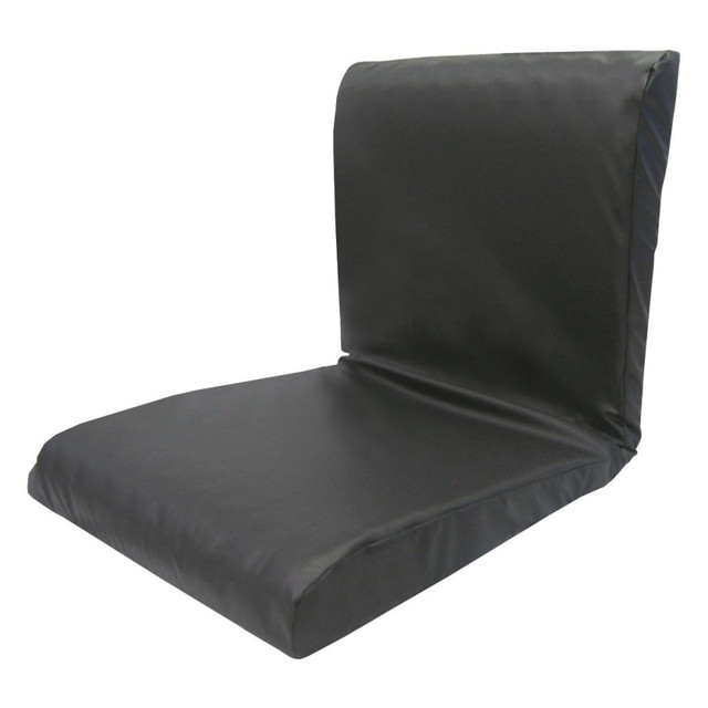 MEDLINE INDUSTRIES, INC. MSCCOMB1616 Medline Therapeutic Foam Seat And Back Cushion, 16in x 16in, Black