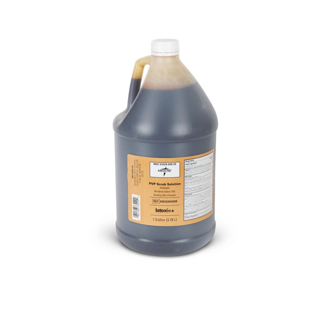 MEDLINE INDUSTRIES, INC. MDS093908 Medline Povidone Iodine Scrub Solutions, 128 Oz, Pack Of 4 MEDLINE INDUSTRIES, INC. MDS093908 Medline Povidone Iodine Scrub Solutions, 128 Oz, Pack Of 4
