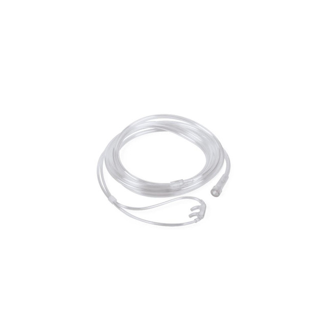 MEDLINE INDUSTRIES, INC. HCS4514 Medline Soft-Touch Oxygen Cannulas, Adult, Standard Connector, 7ft, Pack Of 50