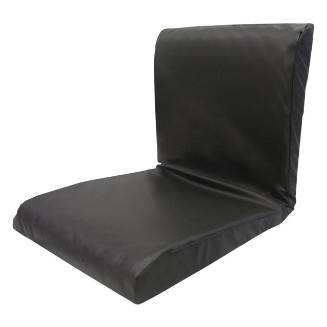 MEDLINE INDUSTRIES, INC. MSCCOMB2018 Medline Therapeutic Foam Seat And Back Cushion, 20in x 18in, Black
