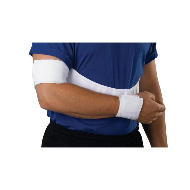 MEDLINE INDUSTRIES, INC. ORT16100L Medline Elastic Shoulder Immobilizers, Large (35 - 39in), White MEDLINE INDUSTRIES, INC. ORT16100L Medline Elastic Shoulder Immobilizers, Large (35 - 39in), White