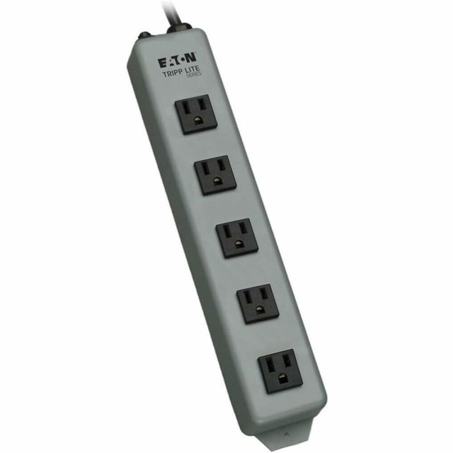 TRIPP LITE 602 Waber Industrial Power Strip 5 Outlet 6ft Cord Switchless 5-15P - Power distribution strip - 15 A - AC 120 V - input: NEMA 5-15 - output connectors: 5 (NEMA 5-15) - 6 ft cord - blue gray TRIPP LITE 602 Waber Industrial Power Strip 5 Outlet 6ft Cord Switchless 5-15P - Power distribution strip - 15 A - AC 120 V - input: NEMA 5-15 - output connectors: 5 (NEMA 5-15) - 6 ft cord - blue gray