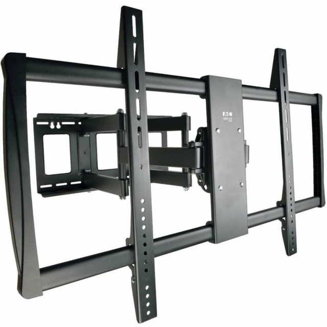 Robust construction. Crafted from durable steel with a powder-coated finish, this bracket is designed to support LCD displays ranging from 60in to 100in, accommodating a maximum load weight of 136 kg.  Versatile positioning. With both swivel and tilt adjustments, this wall mount offers a -3 deg. to 3 deg. leveling capability, 90 deg. swivel, and a -15 deg. to 15 deg. tilt range, ensuring the perfect viewing angle for any installation.  Universal compatibility. The mounts flat panel interface supports a wide range of sizes including 200 x 200 mm up to 900 x 600 mm, making it a versatile choice for a variety of TV and monitor models.