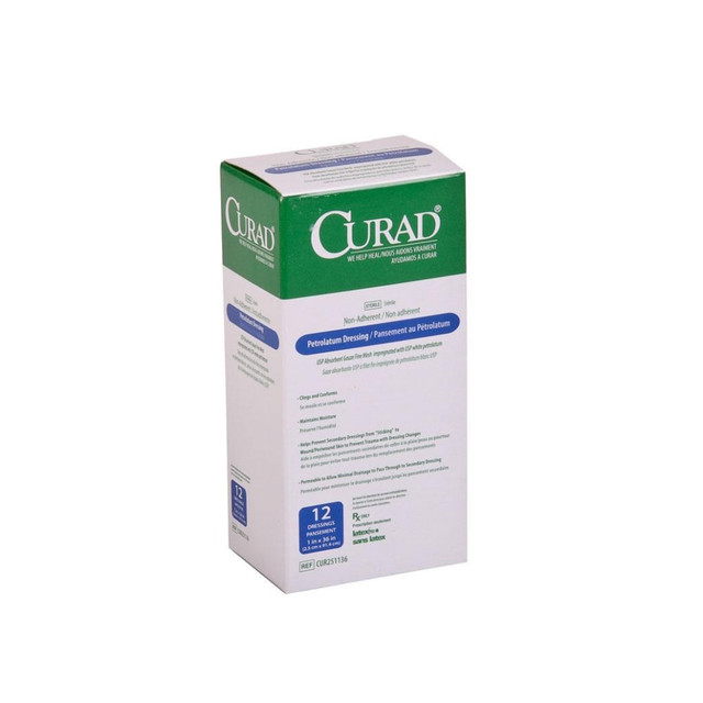 MEDLINE INDUSTRIES, INC. CUR251136 CURAD Sterile Petrolatum Gauze, 1in x 36in, Case Of 72 MEDLINE INDUSTRIES, INC. CUR251136 CURAD Sterile Petrolatum Gauze, 1in x 36in, Case Of 72