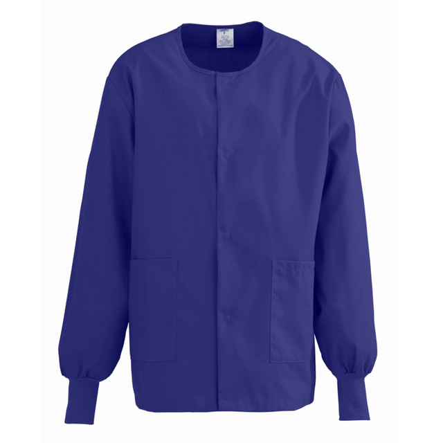 MEDLINE INDUSTRIES, INC. 8832JPPXS Medline ComfortEase Unisex Warm-Up Scrub Jacket, XS, Purple MEDLINE INDUSTRIES, INC. 8832JPPXS Medline ComfortEase Unisex Warm-Up Scrub Jacket, XS, Purple