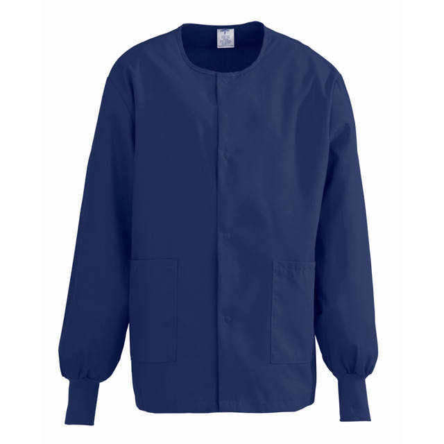 MEDLINE INDUSTRIES, INC. 8832JNTXXL Medline ComfortEase Unisex Warm-Up Scrub Jacket, 2X, Midnight Blue MEDLINE INDUSTRIES, INC. 8832JNTXXL Medline ComfortEase Unisex Warm-Up Scrub Jacket, 2X, Midnight Blue