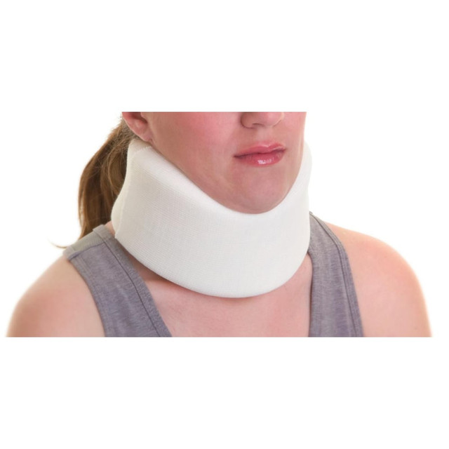 MEDLINE INDUSTRIES, INC. ORT13200M Medline Firm Foam Cervical Collar, Medium, 3in x 17in, White MEDLINE INDUSTRIES, INC. ORT13200M Medline Firm Foam Cervical Collar, Medium, 3in x 17in, White
