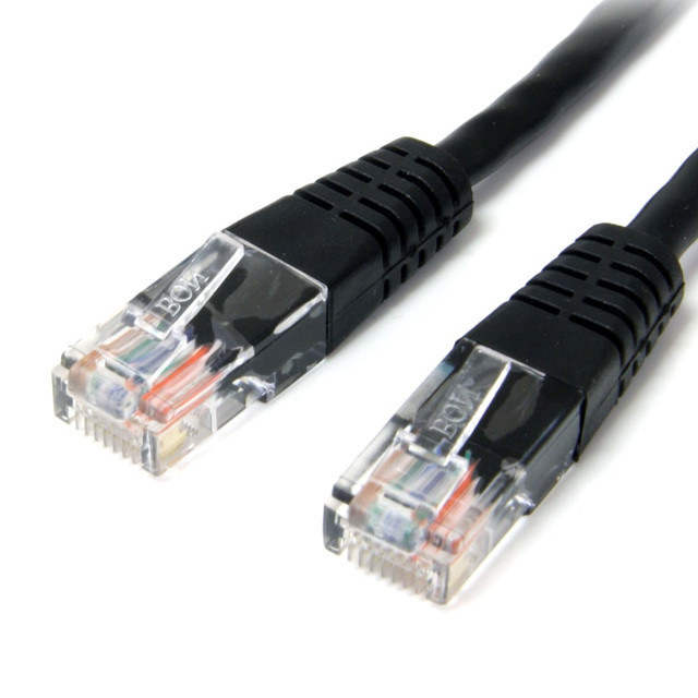 STARTECH.COM M45PATCH15BK 15 ft Black Molded Cat5e UTP Patch Cable - Make Fast Ethernet network connections using this high quality Cat5e Cable, with Power-over-Ethernet capability - 15ft Cat5e Patch Cable - 15ft cat 5e patch cable - 15ft Cat5e Patc STARTECH.COM M45PATCH15BK 15 ft Black Molded Cat5e UTP Patch Cable - Make Fast Ethernet network connections using this high quality Cat5e Cable, with Power-over-Ethernet capability - 15ft Cat5e Patch Cable - 15ft cat 5e patch cable - 15ft Cat5e Patc