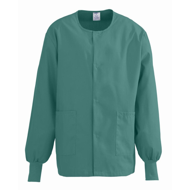 MEDLINE INDUSTRIES, INC. 8832JEG5XL Medline ComfortEase Unisex Warm-Up Scrub Jacket, 5X, Evergreen MEDLINE INDUSTRIES, INC. 8832JEG5XL Medline ComfortEase Unisex Warm-Up Scrub Jacket, 5X, Evergreen