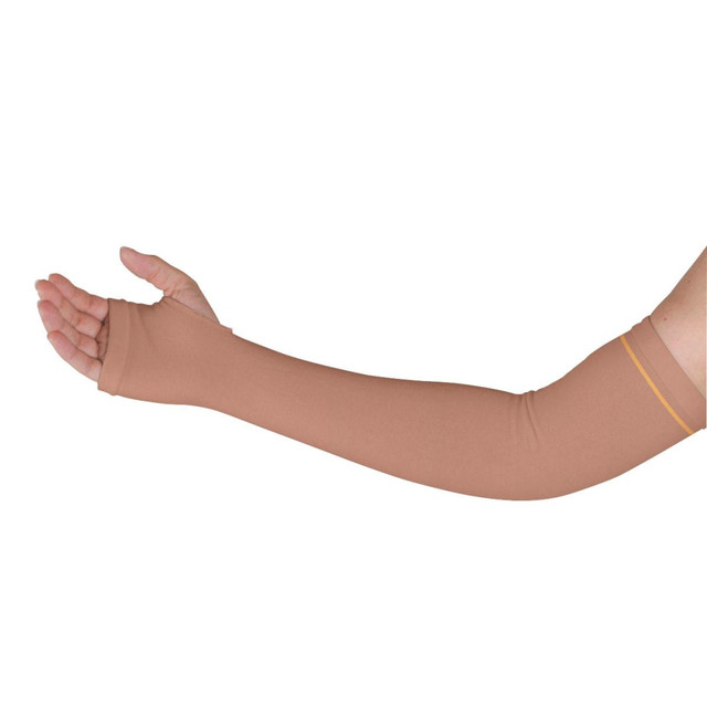 MEDLINE INDUSTRIES, INC. NONSLEEVETLG Medline Protective Arm Sleeves, Large, 18inH, Tan, Pack Of 2 MEDLINE INDUSTRIES, INC. NONSLEEVETLG Medline Protective Arm Sleeves, Large, 18inH, Tan, Pack Of 2