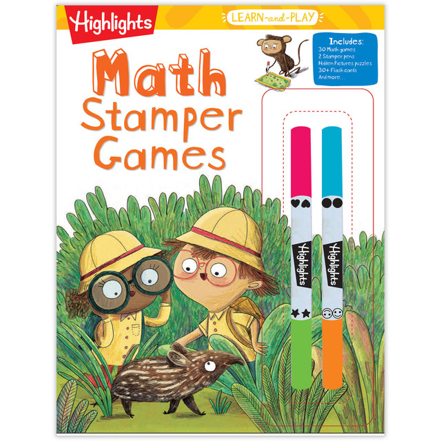 HIGHLIGHTS FOR CHILDREN HFC9781644728345 Highlights Learn-And-Play Math Stamper Games, Pre-K - 2 HIGHLIGHTS FOR CHILDREN HFC9781644728345 Highlights Learn-And-Play Math Stamper Games, Pre-K - 2