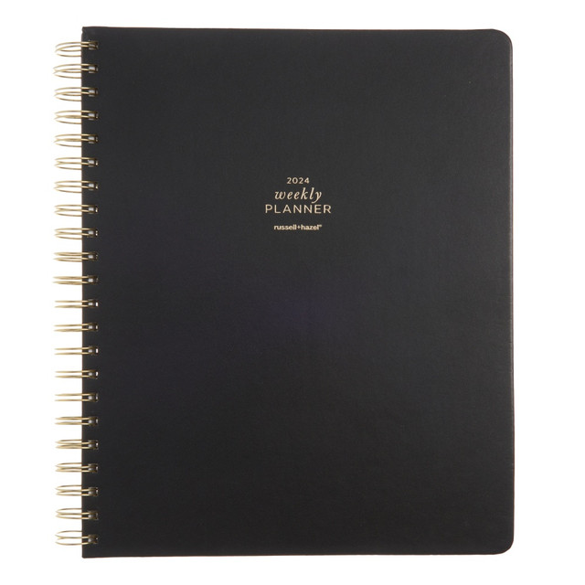 GARTNER STUDIOS, INC. 61531 Russell & Hazel Weekly/Monthly Planner, 9-1/8in x 11-1/4in, Black GARTNER STUDIOS, INC. 61531 Russell & Hazel Weekly/Monthly Planner, 9-1/8in x 11-1/4in, Black